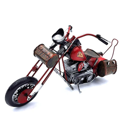 Grand modèle en métal de moto classique - 040SMT