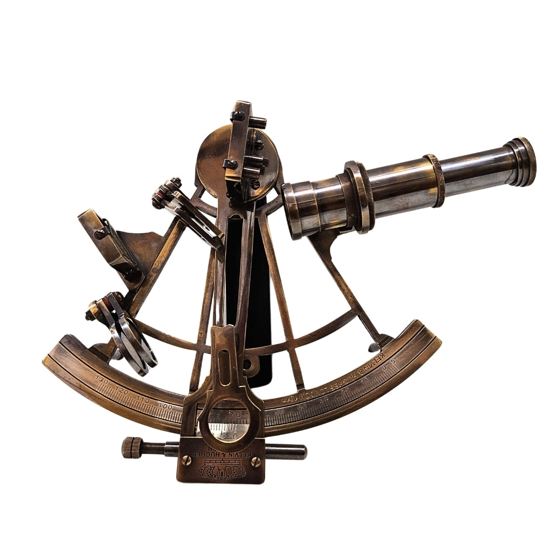 Sestante in ottone in scatola di legno – Replica - NC1517
