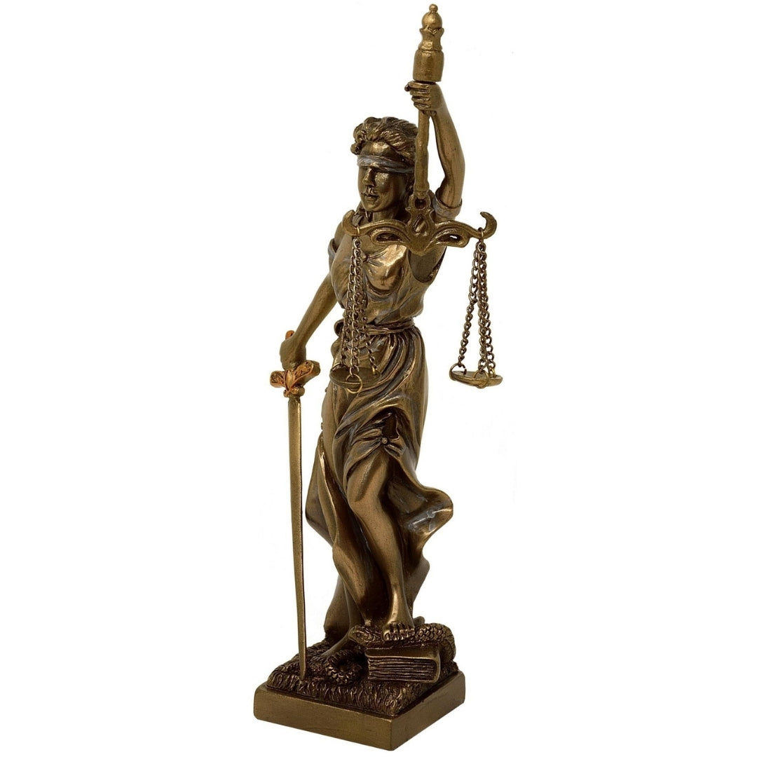 Statuetta di Temi, dea della giustizia, 20 cm - Regalo per avvocato – MC-90184