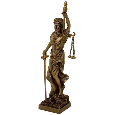Statuetta di Temi, dea della giustizia, 20 cm - Regalo per avvocato – MC-90184