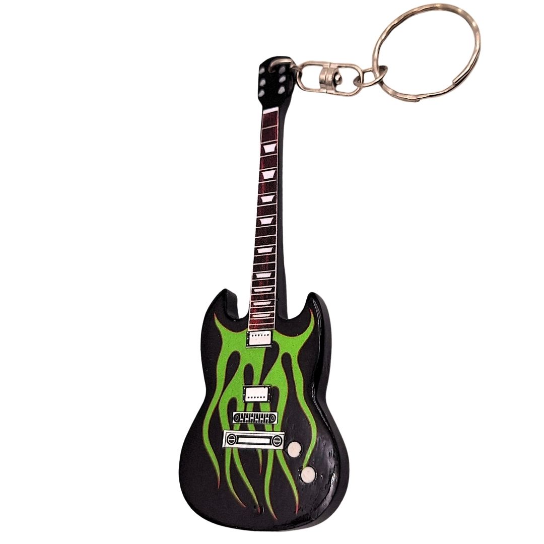 Holz-Schlüsselanhänger Gitarre Metallica James Hetfield Grynch Heavy Metal – EGK-1211