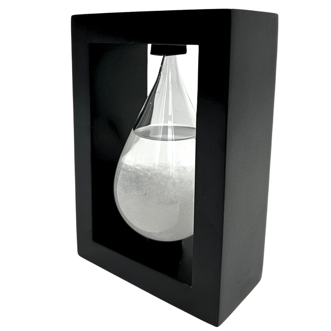 Baromètre tempête de FitzRoy dans un cadre en bois - Goutte Storm Glass – BAW1