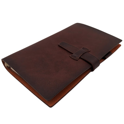 Elegante taccuino in pelle A6 retrò vintage con chiusura – Diario – EE3