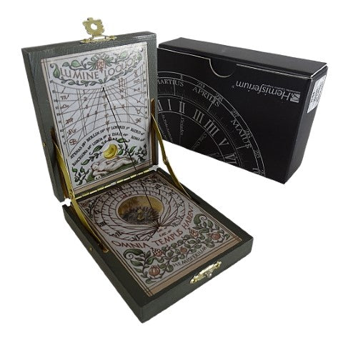 Sonnenuhr mit Kompass Kepler-Diptychon - Replik – H04