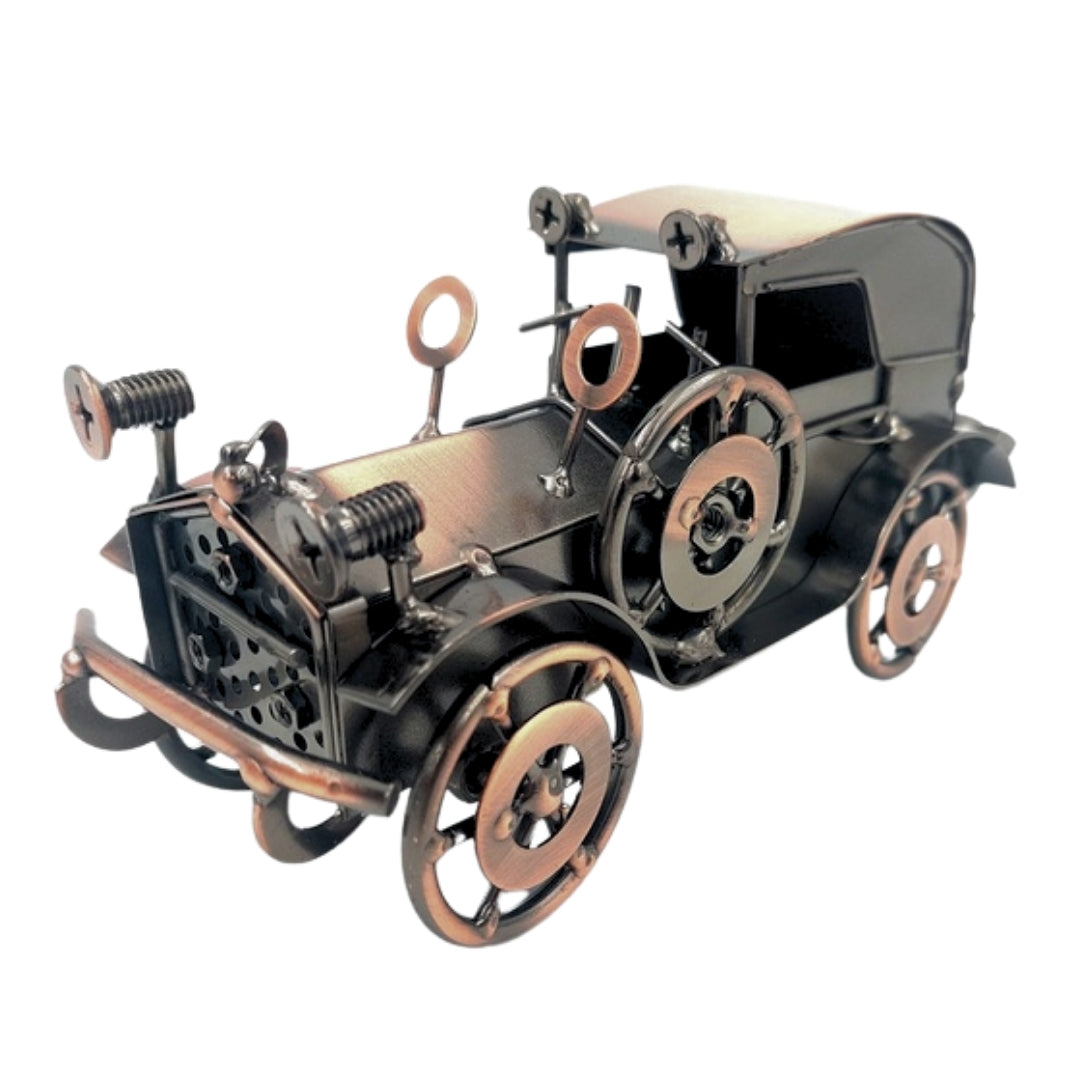 Modello metallico di automobile retrò, decorazione vintage - Q87