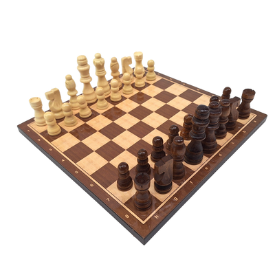 Scacchi classici in legno - 27 x 27 cm – 1050743