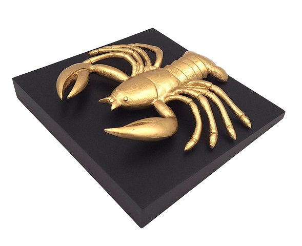 Krebs - goldene Dekofigur – CAN2