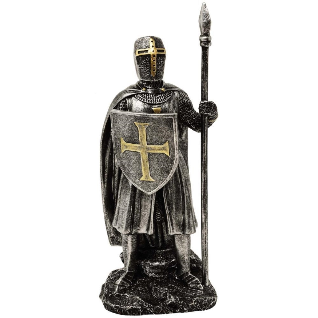 Figur Ritter mit Speer 20 cm Polyresin - MC-23080