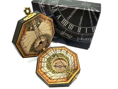 Octagonal sundial and compass H06