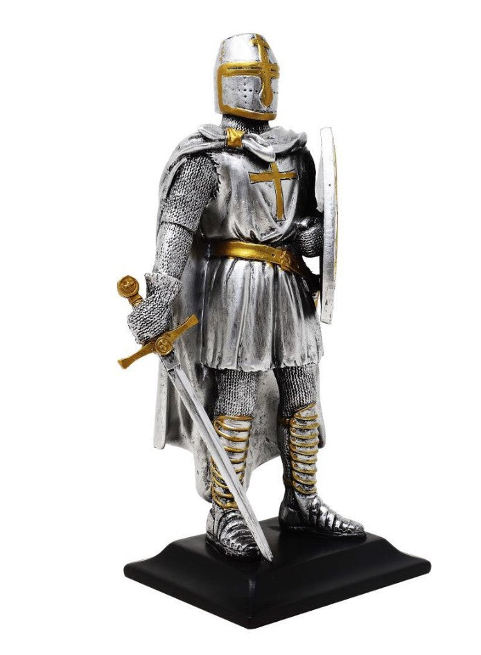 Knight - Crusader - Large Polyresin Figurine - MC-36049
