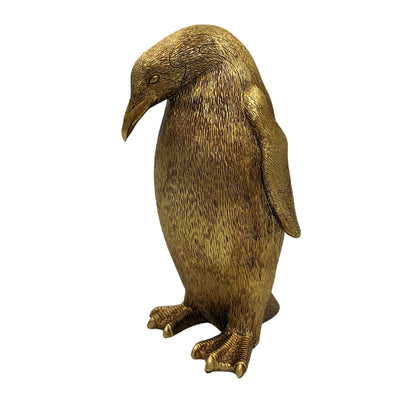 Statuetta decorativa Pinguino dorato Altezza 20,5 cm – 3989FJZ