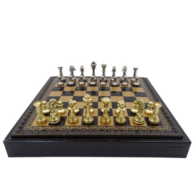 Échecs exclusifs en laiton Italfama 28x28 cm – N001