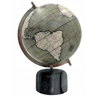 Globe décoratif sur socle en pierre 30cm - GLB-68