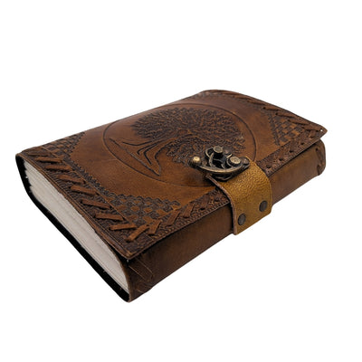 Taccuino in pelle vintage rétro 200 pagine – Albero della Vita - AH01