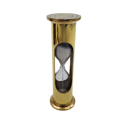 Coffret cadeau rétro gravé – boussole en laiton, longue-vue pliable, sablier dans boîte en bois