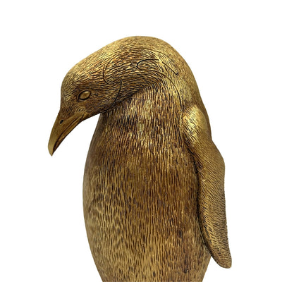 Statuetta decorativa Pinguino dorato Altezza 20,5 cm – 3989FJZ