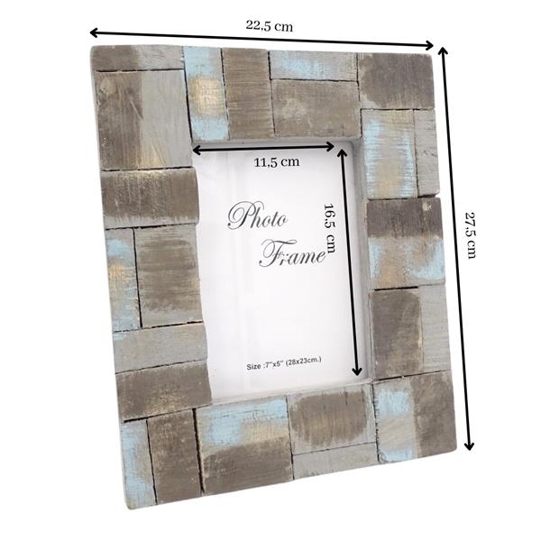 Cadre photo en bois - 30352 - format photo 18x13cm