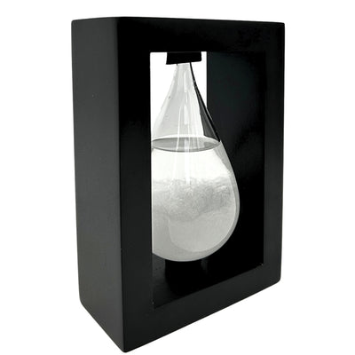 Baromètre tempête de FitzRoy dans un cadre en bois - Goutte Storm Glass – BAW1