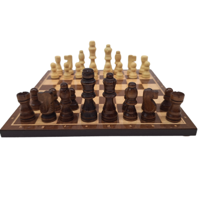 Scacchi classici in legno - 27 x 27 cm – 1050743
