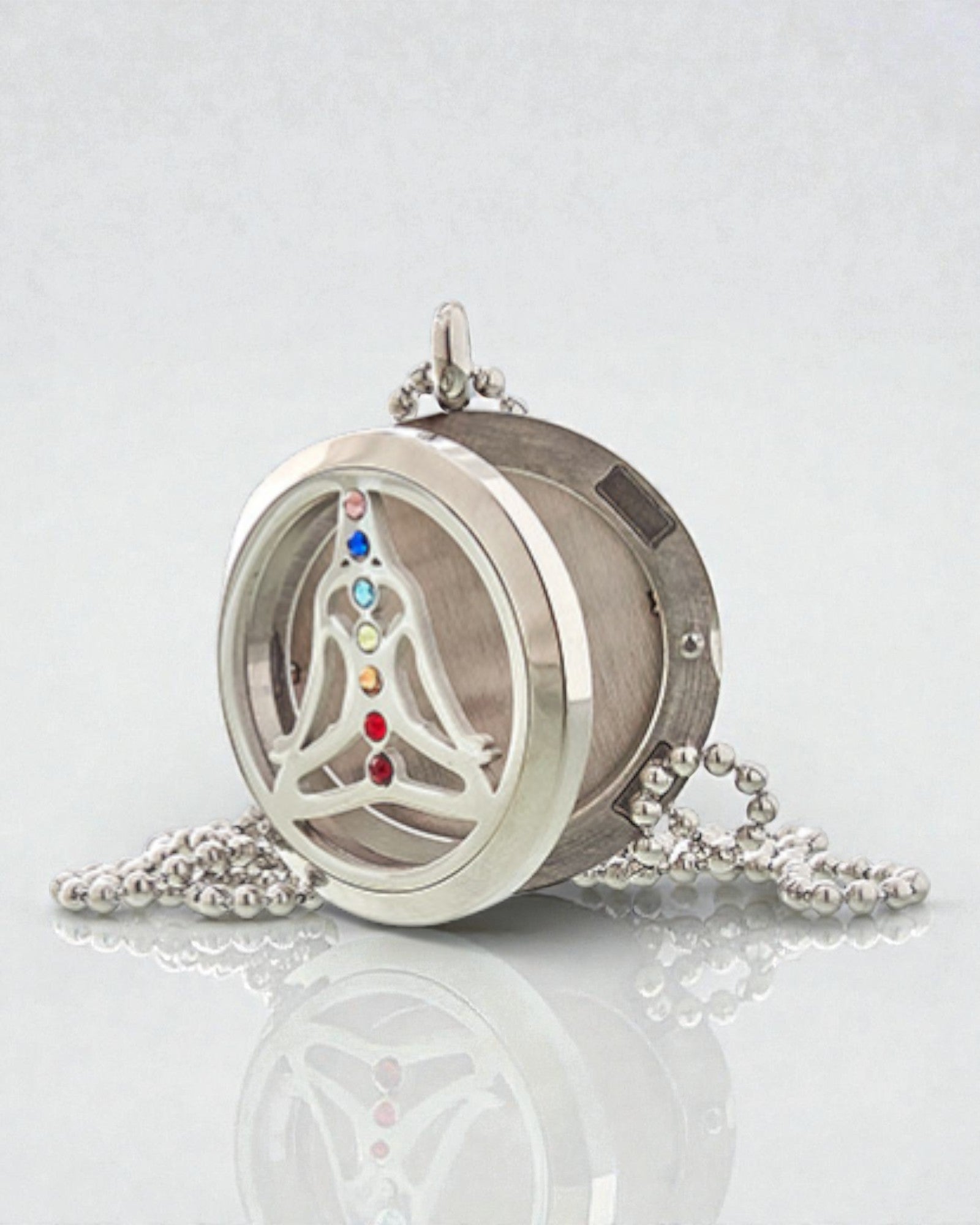 ZenAura – Collana aromaterapica Yoga Chakra 30 mm