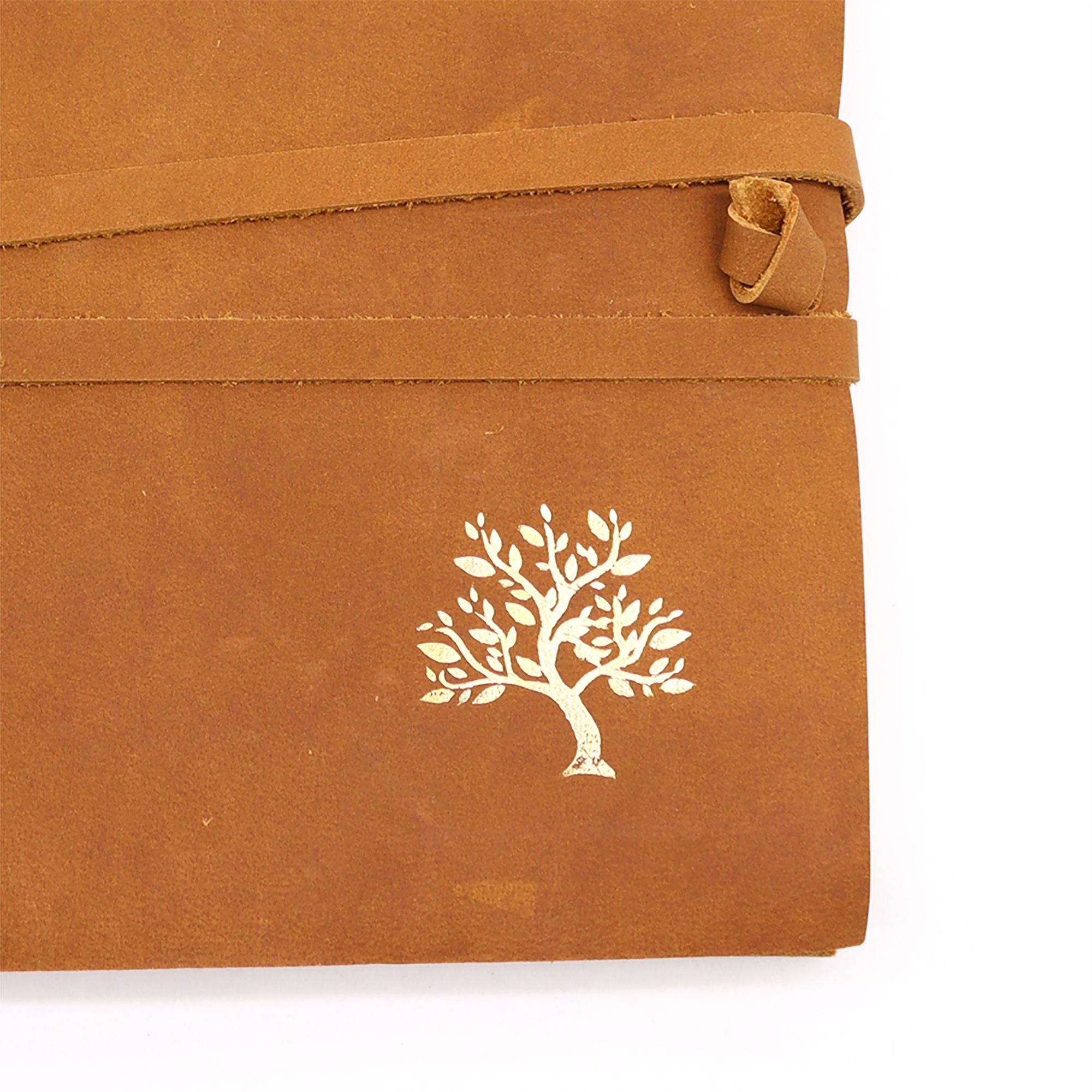 Ledernotizbuch Goldener Baum