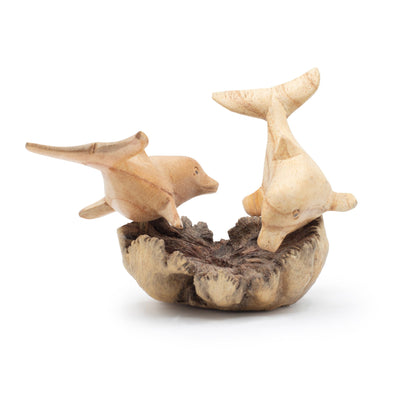 Scultura artigianale in legno parassita