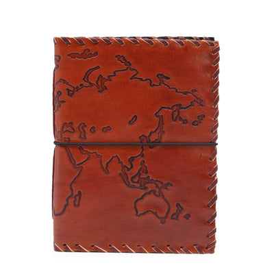 Leder-Reisetagebuch Light Tan 17x13 cm