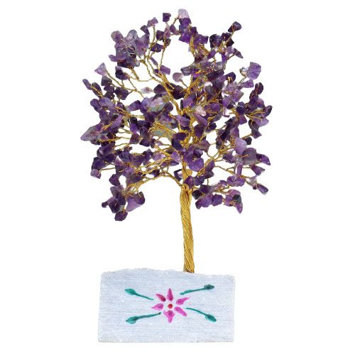 Albero di Cristallo di Ametista con 320 Pietre