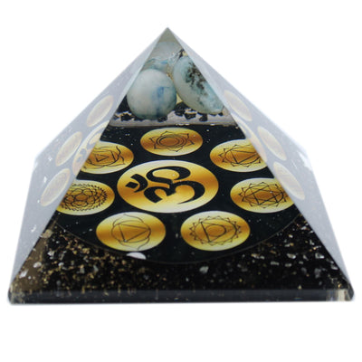 Piramide di Orgone Midnight Om Chakra