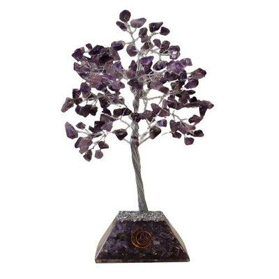 Alberello di ametista con base in orgonite