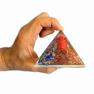 Pyramide Orgonite Magique Ganesh 70mm