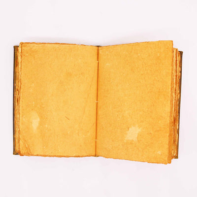 Hefty Coffee Tan Book with Owl Decoration