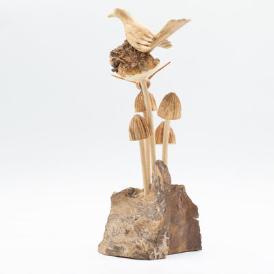 Scultura in legno parassita