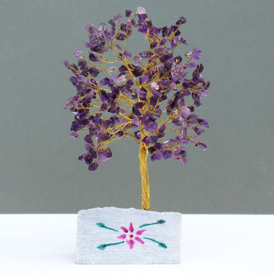Albero di Cristallo di Ametista con 320 Pietre