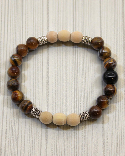 TriHita Power Earth – Bracelet de force et de stabilité de Bali