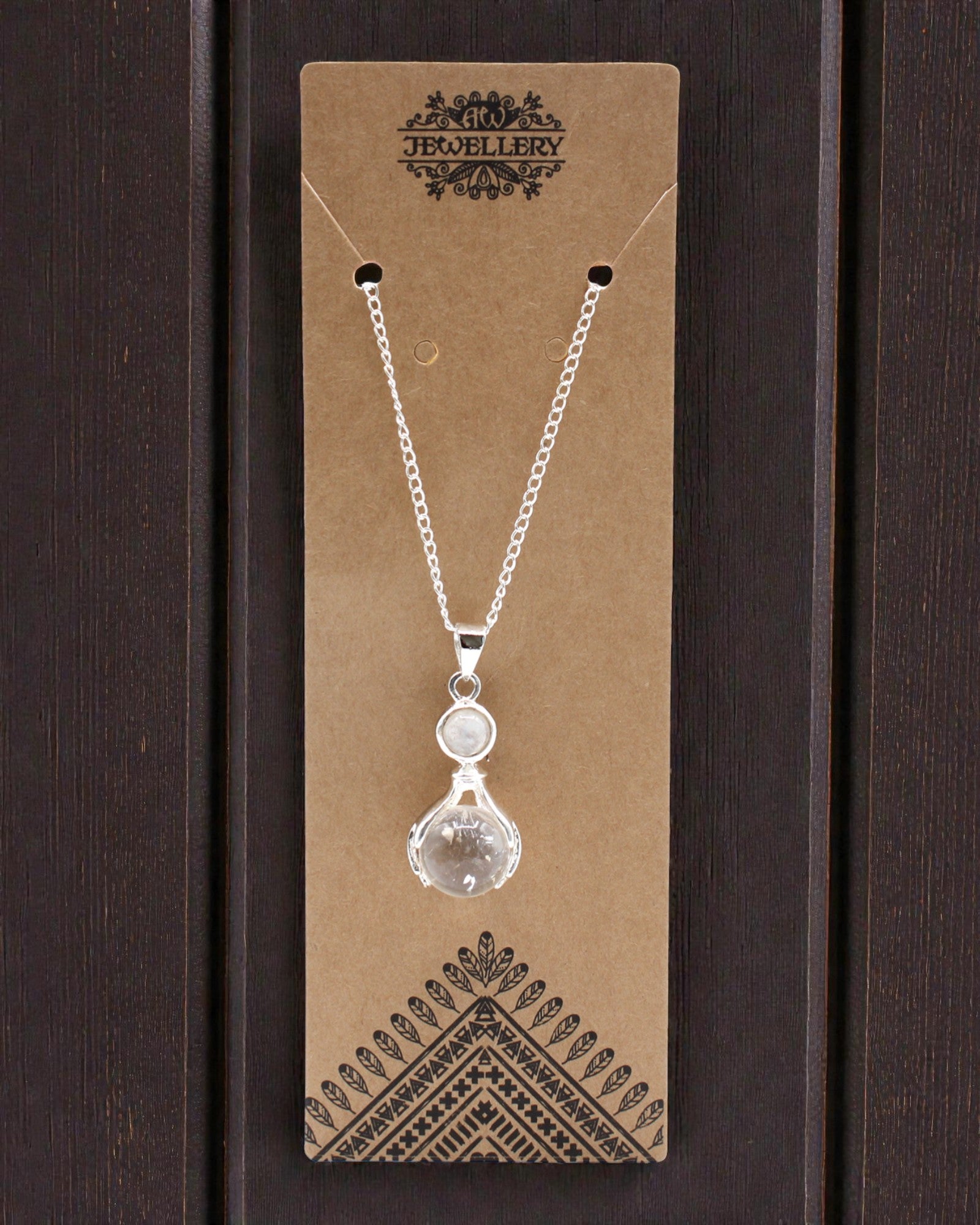 Kristallhände – Anhänger der heilenden Hände aus Bergkristall