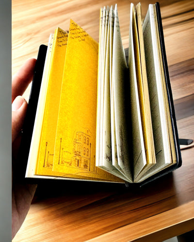 Vintage Diario "Albero della Vita" A6 - Elegante Copertina Incisa in Pelle Sintetica, 100 Pagine