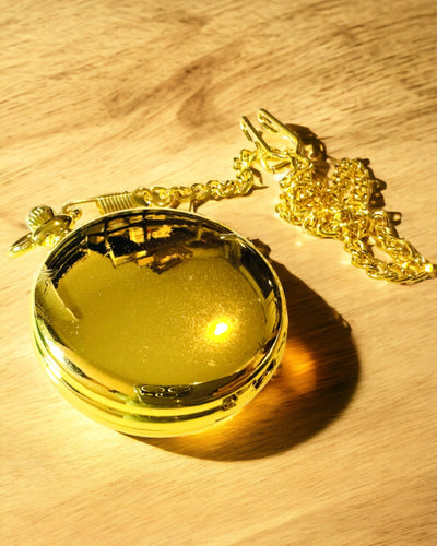 Montre de Poche Mécanique Classique à Double Couvercle, Manuelle, Couleur Or, avec Gravure