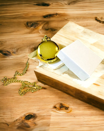 Montre de Poche Mécanique Classique à Double Couvercle, Manuelle, Couleur Or, avec Gravure