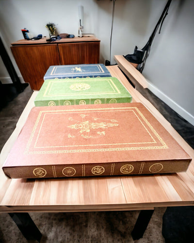 Vintage Brown Notebook with Decorative Retro-Style Cover – Explorer's Notebook – Brown, Vintage