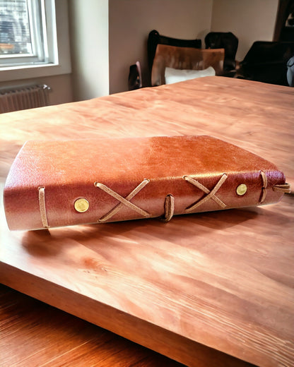 Vintage Sailing Notebook A6 or A7 size - with Compass Motif and Bearing Pages - Available in Various Color Variants, Engraving Option Available