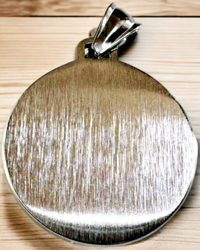 Collier avec Boussole – Bijoux Forgés en Acier Inoxydable pour Hommes et Femmes en Deux Couleurs, avec Gravure