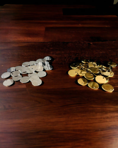 Round Stainless Steel Pendant for a gift with Personalization and engraving options