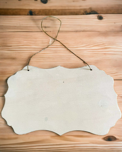 Wooden Decorative Pendant with Personalization Option – Various Shapes