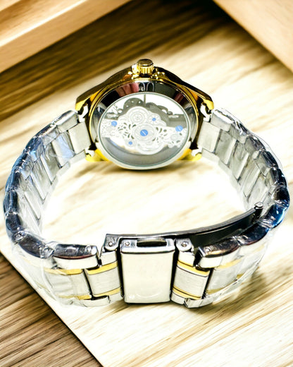 Orologio da Uomo al Quarzo "Vision Sport" – Doppio Lato Trasparente in Alluminio