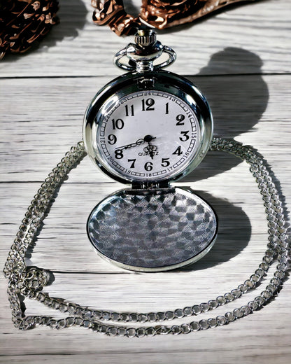 Orologio da Tasca Classico in Argento con Opzione di Incisione