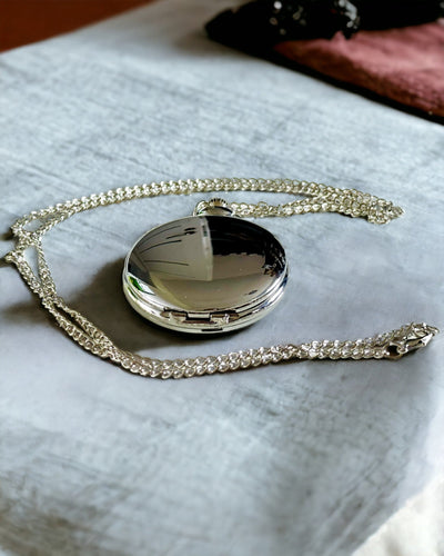 Orologio da Tasca Classico in Argento con Opzione di Incisione
