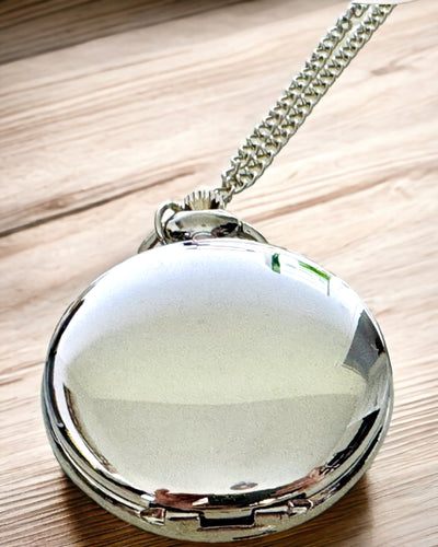 Orologio da Tasca Classico in Argento con Opzione di Incisione