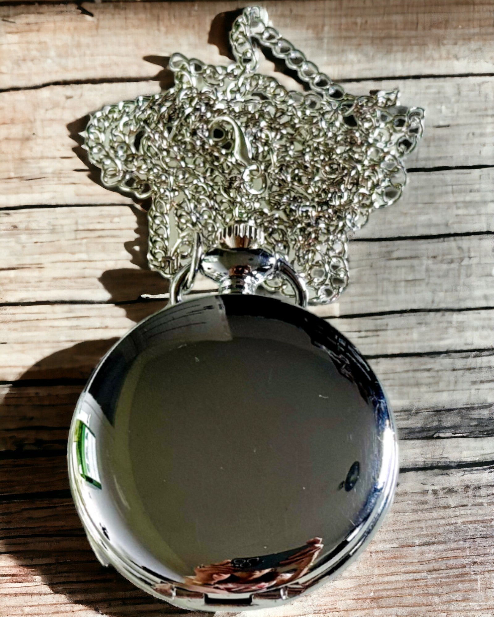 Orologio da Tasca Classico in Argento con Opzione di Incisione