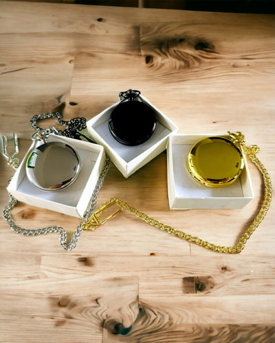 Orologio da Tasca Color Oro con Possibilità di Incisione